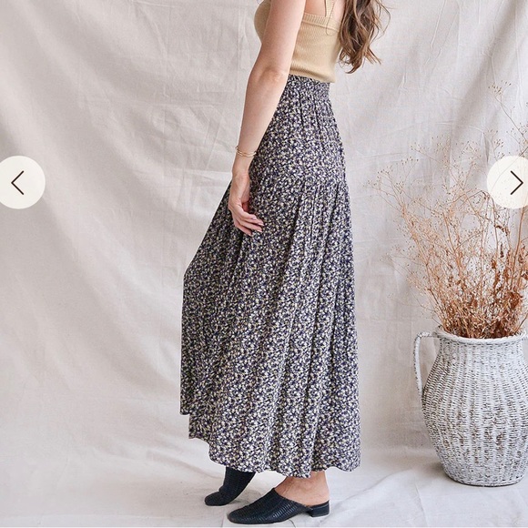 Floral Maxi Skirt - Picture 1 of 8